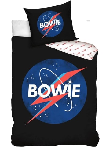 CARBOTEX David Bowie Bettwäsche 140 x 200 + 90 x 90 cm 100% Baumwolle