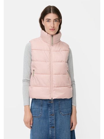 Camel Active Steppweste mit 2-Wege-Reißverschluss in Rosa