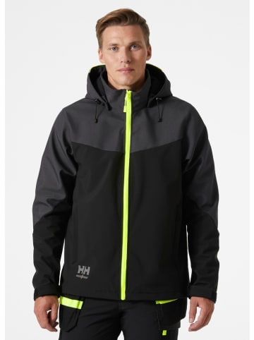 Helly Hansen Softshelljacke "Oxford H. Softs Jacket" in Black Grey Fog