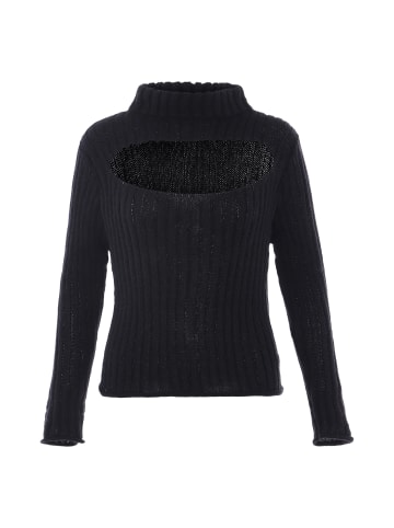 aleva Pullover Mit Cut Out in SCHWARZ