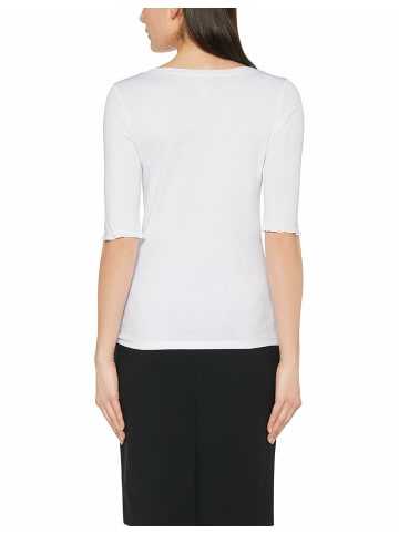 MARC CAIN Rundhals T-Shirt für Damen in white