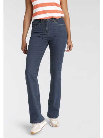 ARIZONA Bootcut-Jeans in dunkel blau