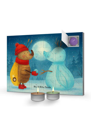 Mr. & Mrs. Panda duft adventskalender Nachtfalter Schneemann Des... in Weiß