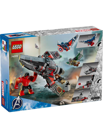 LEGO Super Heroes 76292 Showdown zwischen Captain America und Red Hulk