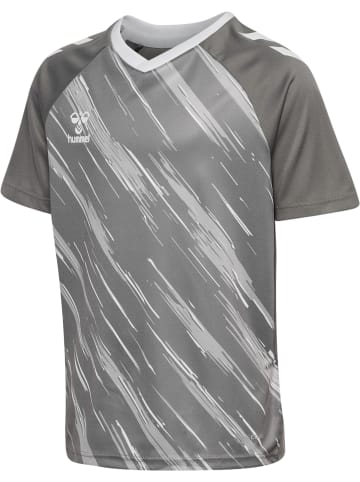 Hummel T-Shirt Raglanärmel Hmlmatch Kinder in STEEL GRAY/WHITE