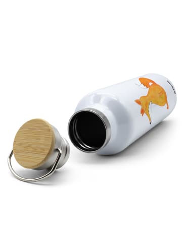 Mr. & Mrs. Panda Trinkflasche Einhorn Wunsch ohne Spruch in Weiß