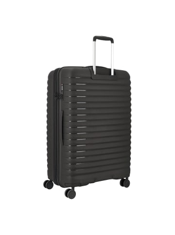 D&N Travel Line 4500 4 Rollen Trolley L 75 cm mit Dehnfalte in black