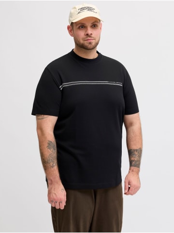 JACK & JONES PLUS T-shirt in Black