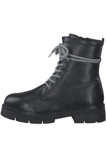 Marco Tozzi Schnürstiefelette in schwarz