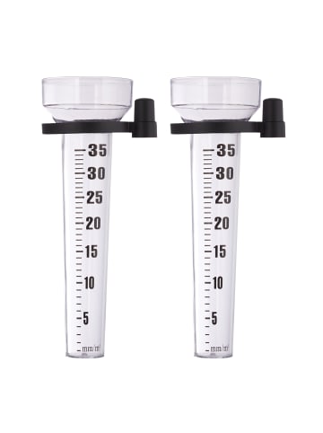 relaxdays 10x Regenmesser in Transparent