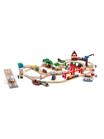 Brio Brio Aktionsspiel Großes Premium Set in Kunststoffboxen in bunt