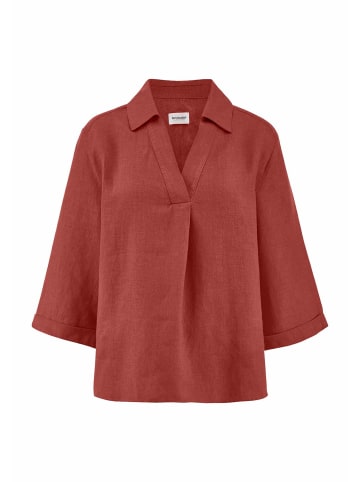 Hessnatur Bluse in terrakotta