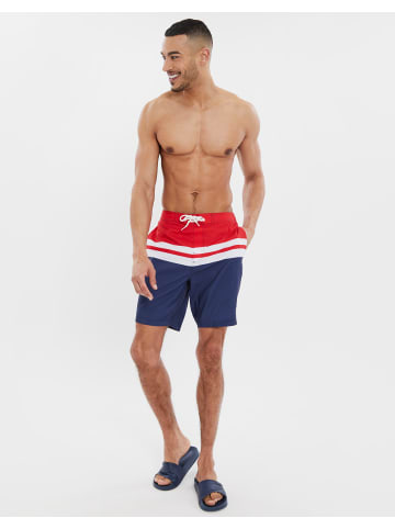 Threadbare Badehose THB Swim Short Kingdom in Navy-Red