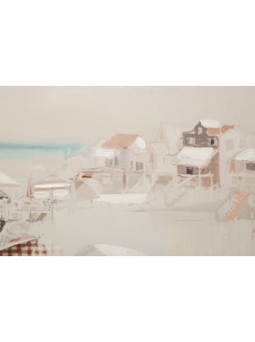 Mauro Ferretti Mehrfarbiger Strand-Leinwanddruck, 80 x 3 x 120 cm