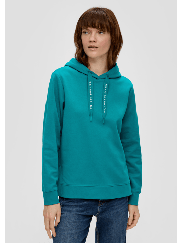 s.Oliver Sweatshirt langarm in Petrol