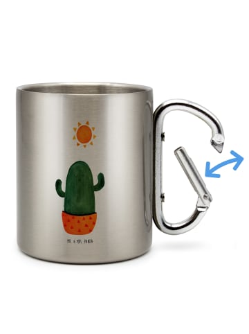 Mr. & Mrs. Panda thermotasse Kaktus Sonne ohne Spruch in Silber