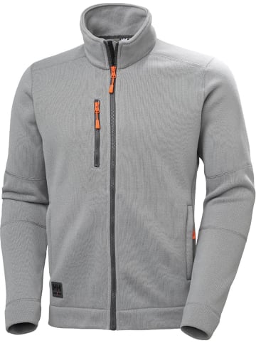 Helly Hansen Fleecejacke/Fleecepullover "Kensington Knit Fleece Jacket" in Grau