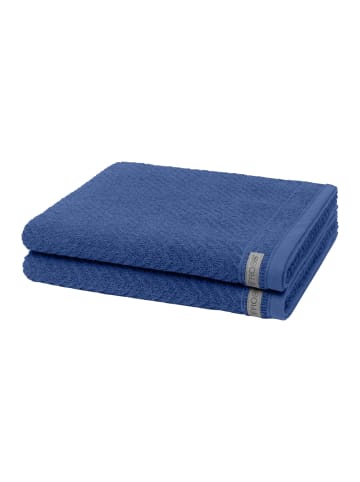 Ross 2 X Duschtuch im Set Smart in Royalblau