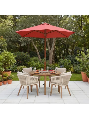 home24 Sonnenschirm Growora in Terracotta