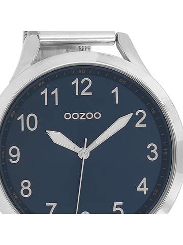 Oozoo Analog-Armbanduhr Oozoo Timepieces silber groß (ca. 42mm)