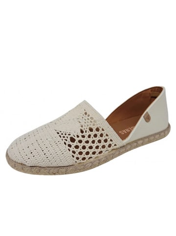 Verbenas Leinenschuh Carmen in Beige