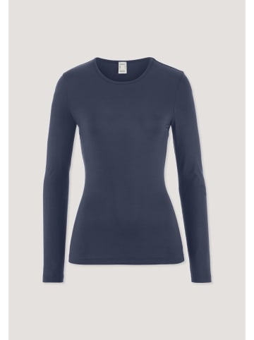 Hessnatur Longsleeve in mitternachtsblau