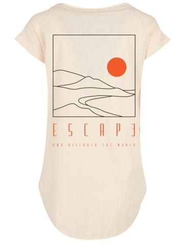 F4NT4STIC Long Cut T-Shirt Escape Discover the World Landscape in Whitesand