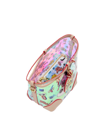 myMo Women 2-In-1 Tote Bag Set in White Khaki