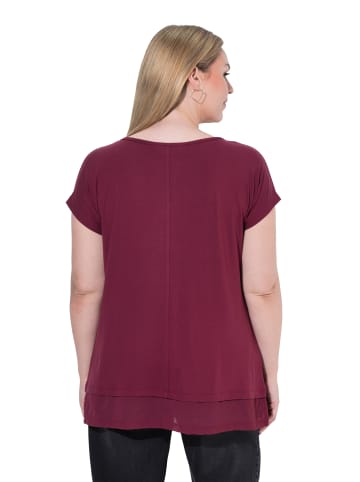 MIAMODA Shirt in weinrot