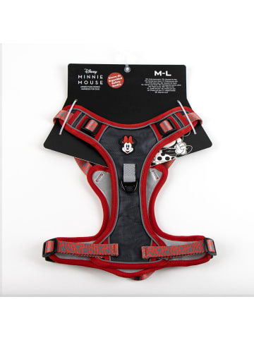 Disney Minnie Mouse Disney Minnie Premium Hundegeschirr M/L verstellbares Hunde in Rot