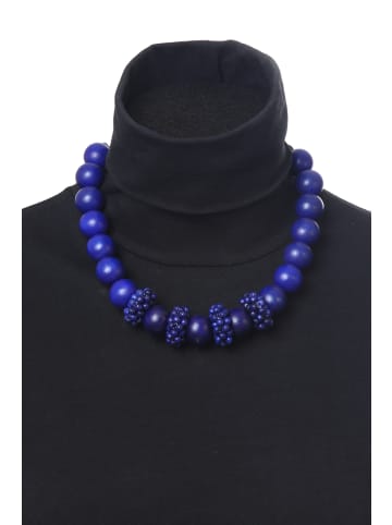 collezione alessandro Kurze Kette " Letizia " in blau