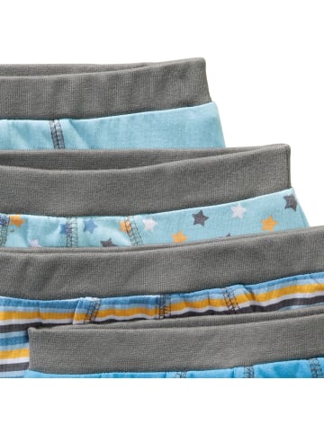 Erwin Müller Jungen-Pants 4er-Pack in blau/gelb