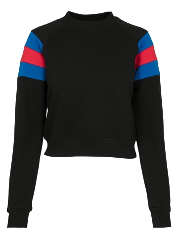 Urban Classics Urban Classics Rundhalsausschnitt in black/brightblue/firered
