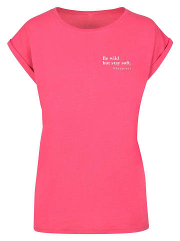 Merchcode Merchcode T-Shirts in hibiskus pink