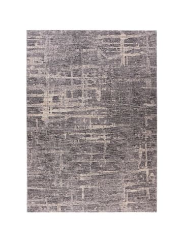 Kayoom Kurzflor Teppich Jaka 325 in grau - rechteckig