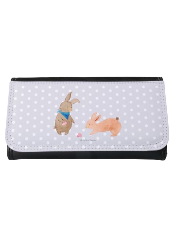 Mr. & Mrs. Panda Damen Geldbeutel Hasen Muschel ohne Spruch in Grau Pastell