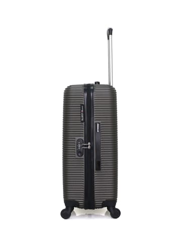 BlueStar Mittelgroßer Koffer LONDON in Anthrazit (64L)