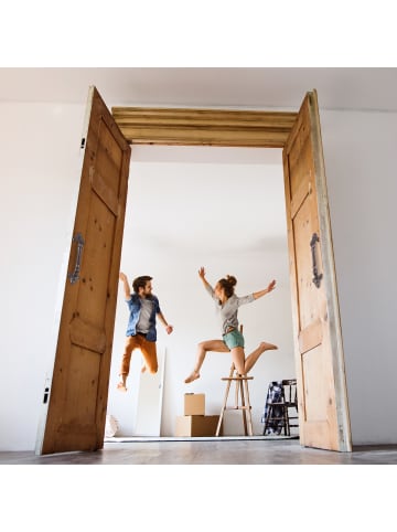 relaxdays 8 x Möbelgriff Vintage in Grau