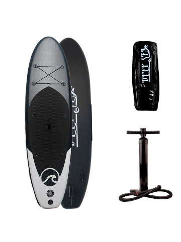 Deep Sea SUP Board Set Standard in Schwarz 275cm