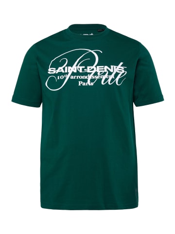 Men Plus Kurzarm T-Shirt in dschungel grün