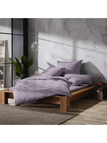 Erwin Müller Mako-Satin Bettwäsche Landshut in silber