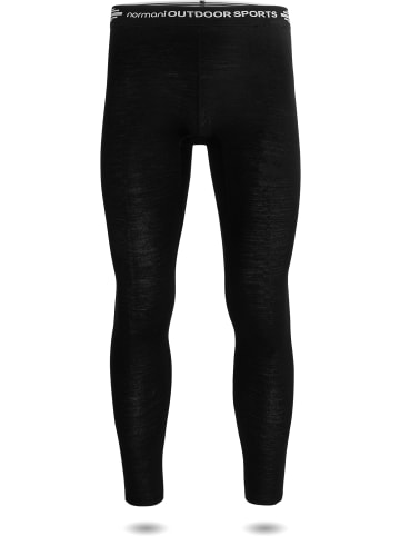 Normani Outdoor Sports Herren Merino Unterhose Sydney in Schwarz