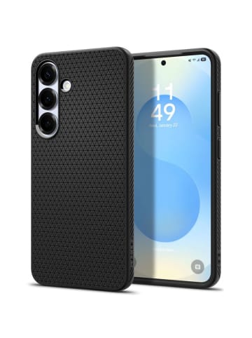 Spigen Spigen Liquid Air Hülle Samsung Galaxy S25 mattschwarz in Schwarz