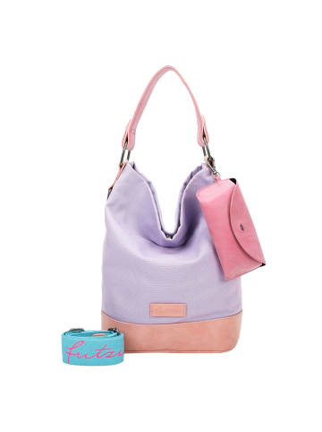 Fritzi aus Preußen Izzy07 Olga Canvas Schultertasche 27 cm in light purple