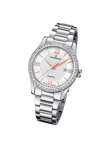 Candino Analog-Armbanduhr Candino Classic silber mittel (ca. 33mm)