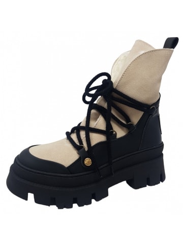 Steve Madden Boots Fuzzy Bootie  in Beige