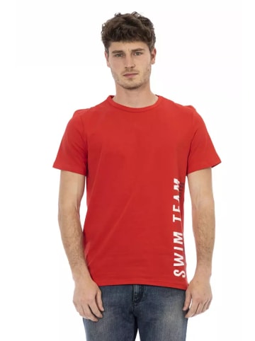 Bikkembergs Blau Schwarz Baumwolle Herren T-Shirt