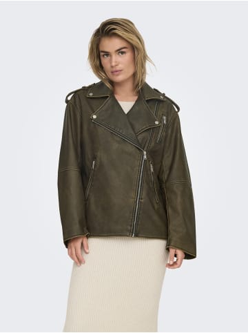 ONLY Kunstlederjacke in Wren