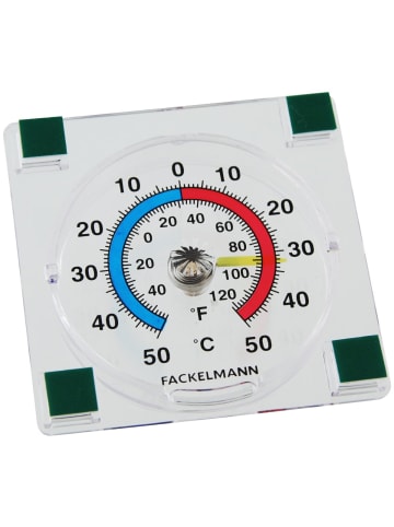 Fackelmann Fensterthermometer selbstklebend, 17x2x11,6 cm