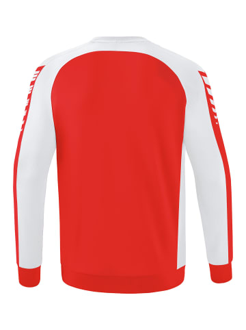 erima Kinder Six Wings Sweatshirt in rot/weiss
